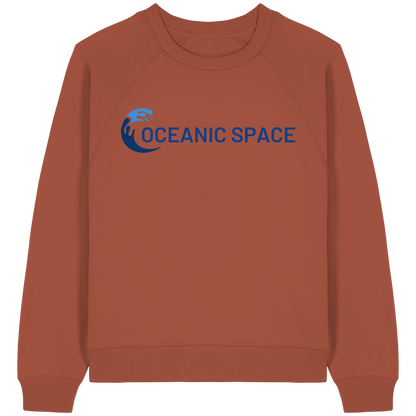 OCEANIC SPACE - Save our oceans - Womens Organic Raglan Sweatshirt - ThreadLabs