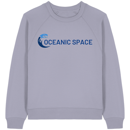 OCEANIC SPACE - Save our oceans - Womens Organic Raglan Sweatshirt - ThreadLabs