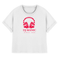 DJ Manic - Streetware - Womens Organic Rolled Sleeves T-Shirt - ThreadLabs